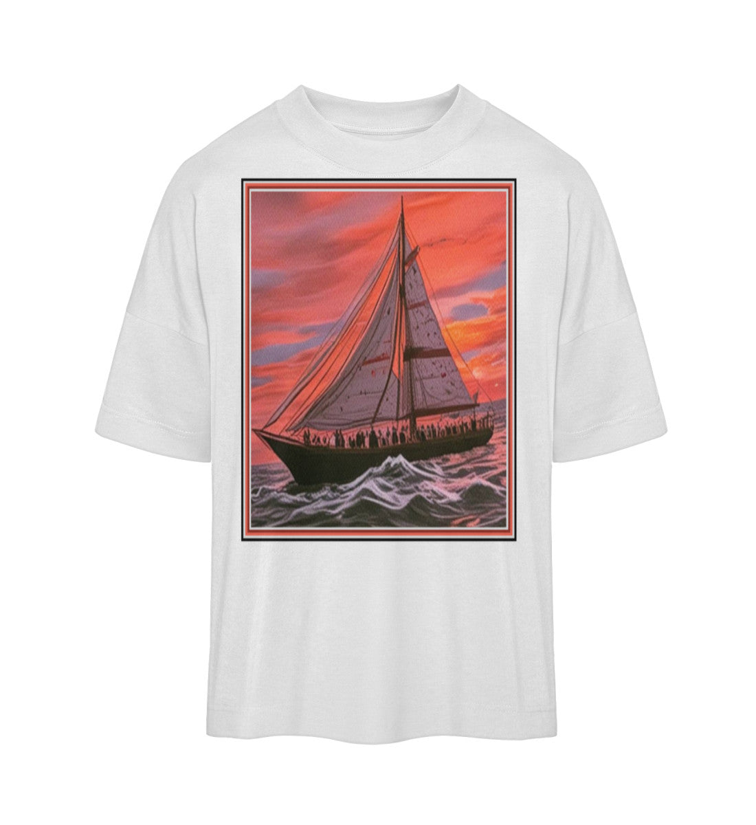 Bio Oversized T-Shirt für Damen aus 100 % Bio-Baumwolle – weich, nachhaltig und stilvoll. Lockerer Schnitt, hochwertige Verarbeitung und umweltfreundliche Produktion. Perfekt für Komfort und ein bewusstes Statement. Farbe: White-3