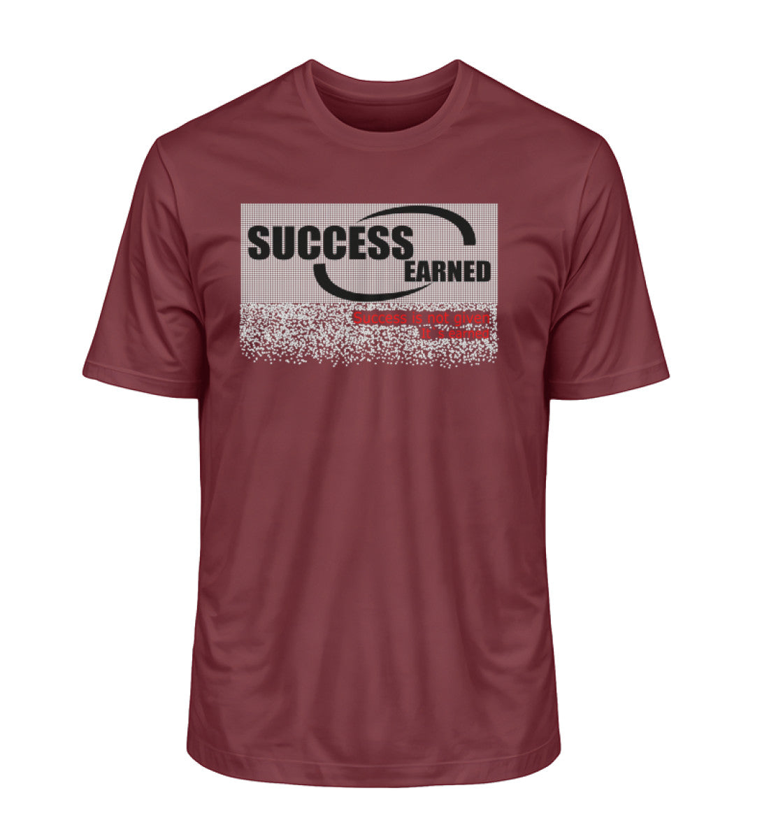 Hochwertige T-Shirts Herren – Premium Bio Shirt in Burgundy von www.digiuliano.com