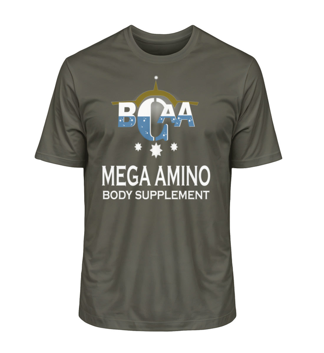 Nachhaltiges Herren T-Shirt - in Khaki-7151 von www.digiuliano.com