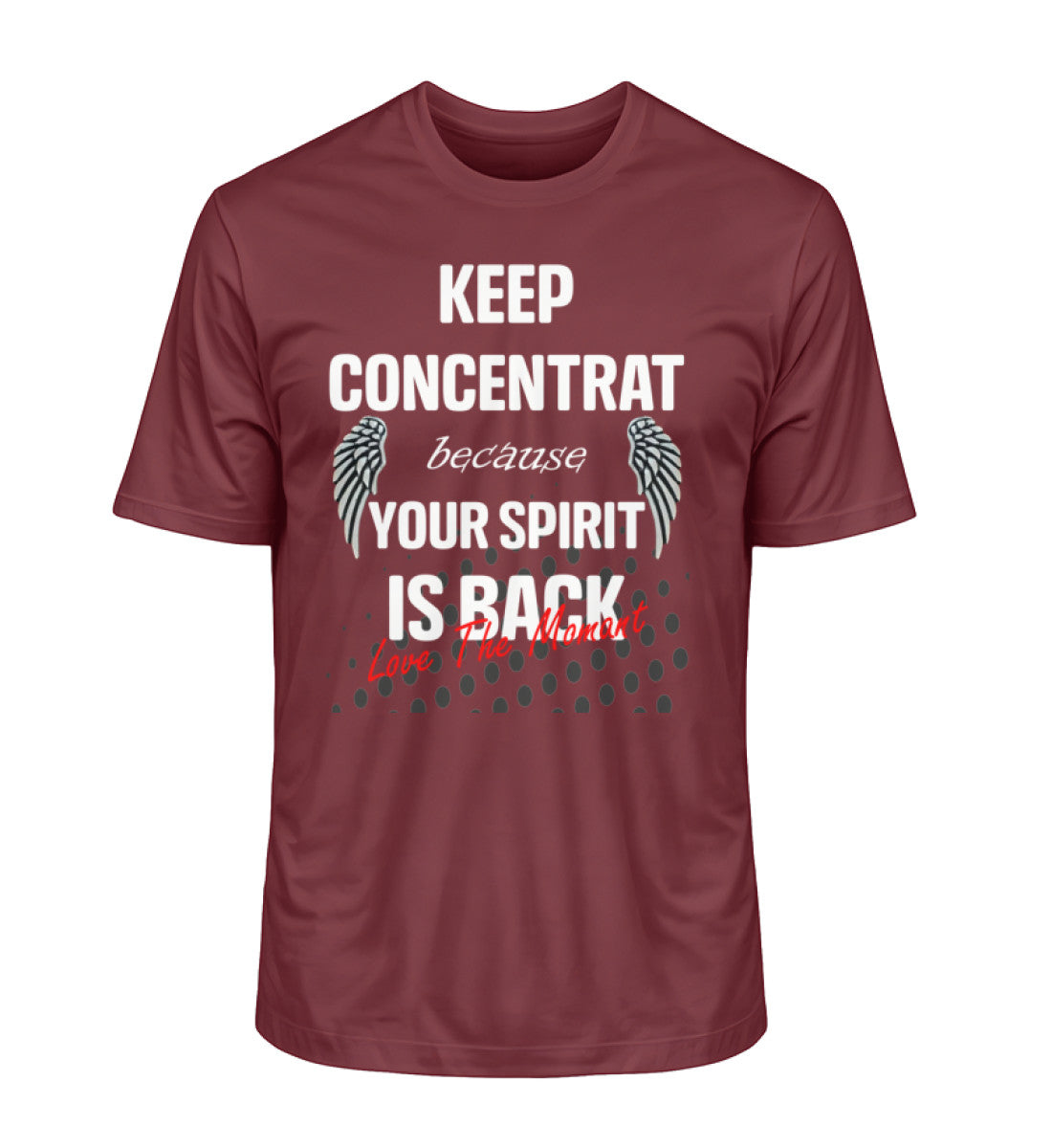 Das Organic Premium T-Shirt Herren in Burgundy-6883 von www.digiuliano.com