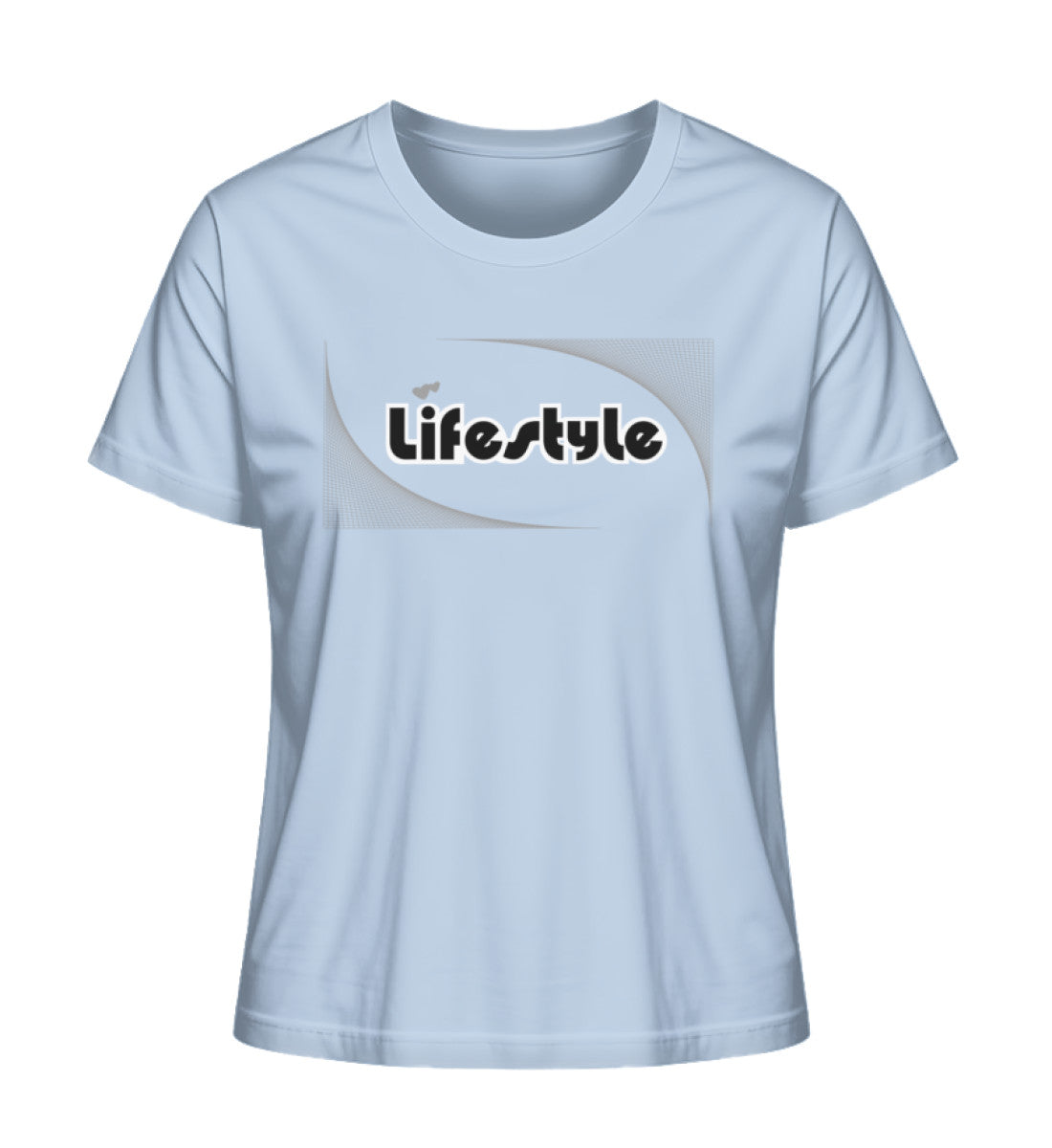 Premium Bio T-Shirts Damen in Blue Soul-7317 mit LIFESTYLE Aufdruck von www.digiuliano.com