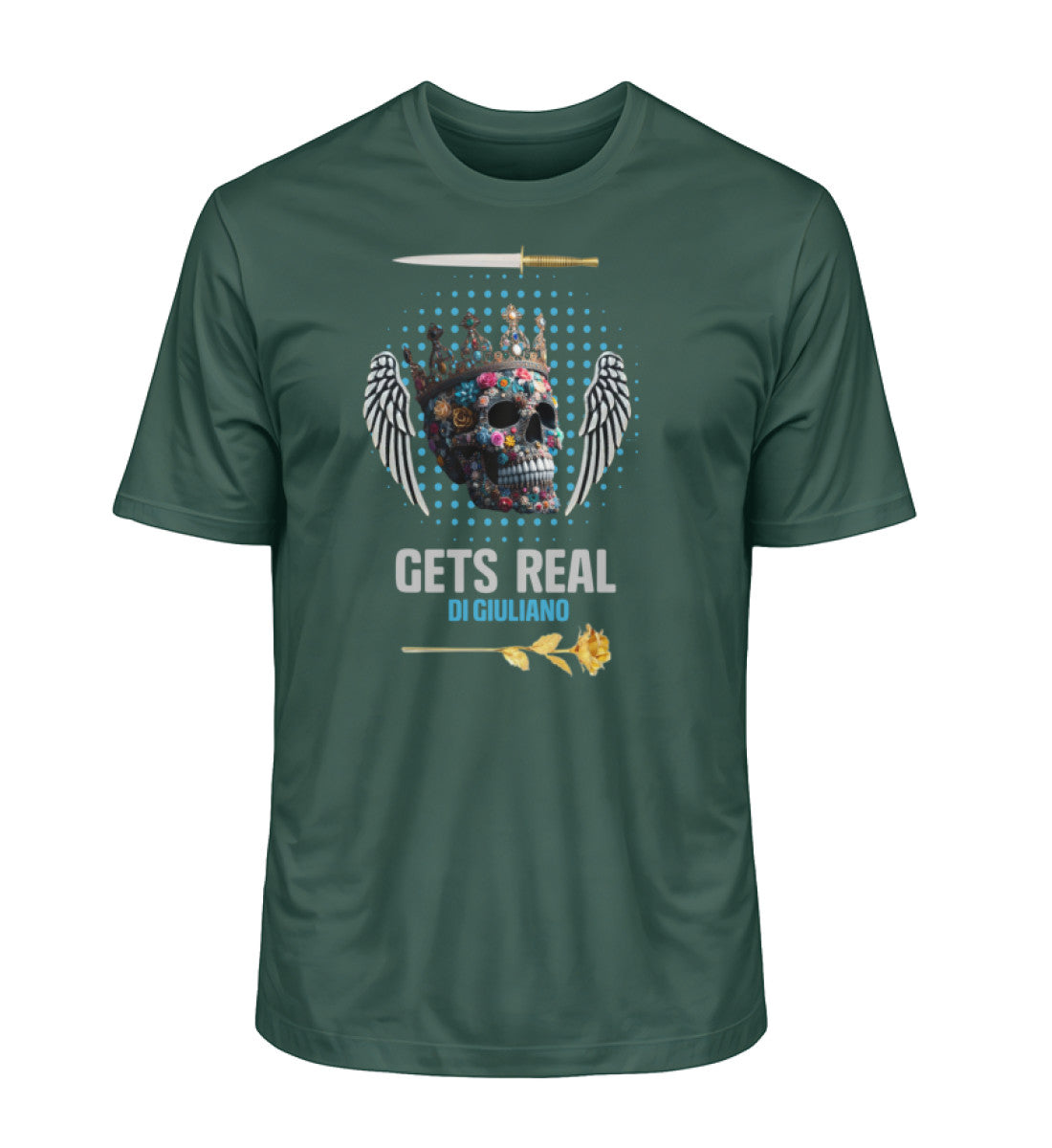 Premium Organic T-Shirts Herren in Glazed Green von www.digiuliano.com