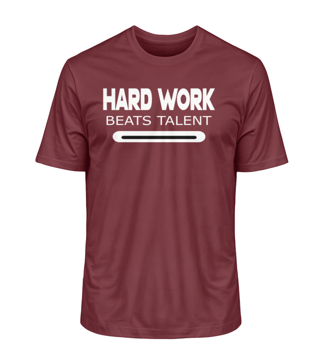 Premium Organic T-Shirt Herren in Burgundy von www.digiuliano.com
