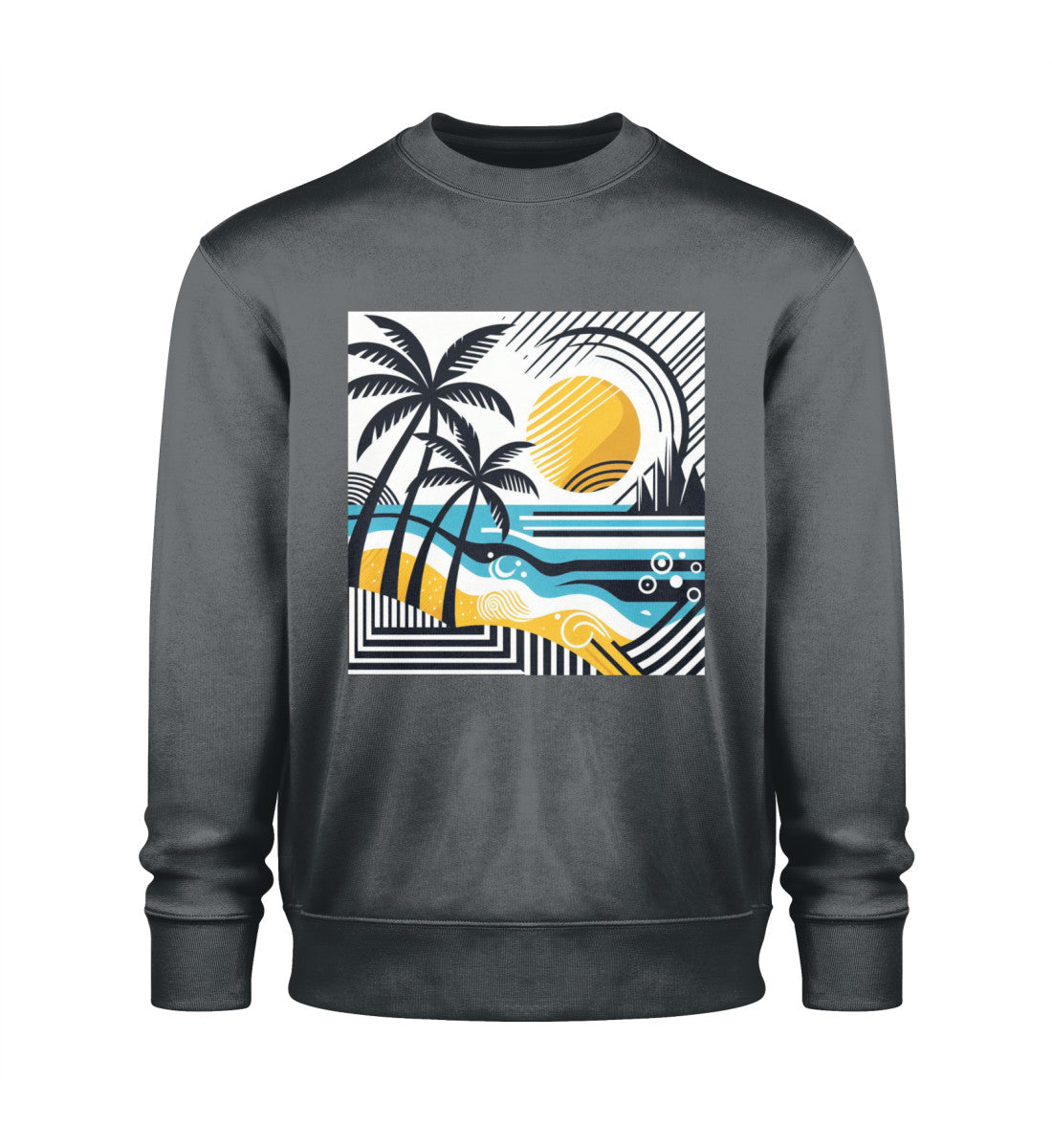 hochwertiges Maritim Sweatshirt Damen India Ink Grey-7147vvon www.digiuliano.com