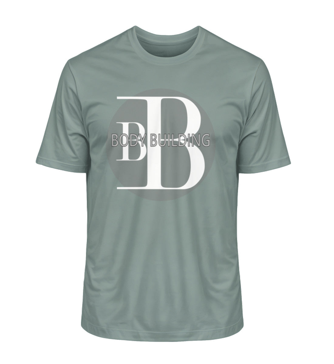 Bodybuilding Premium Organic T-Shirt für Herren aus 100% Bio-Baumwolle, nachhaltig und komfortabel in Grün (Green Bay-7309) von www.digiuliano.com