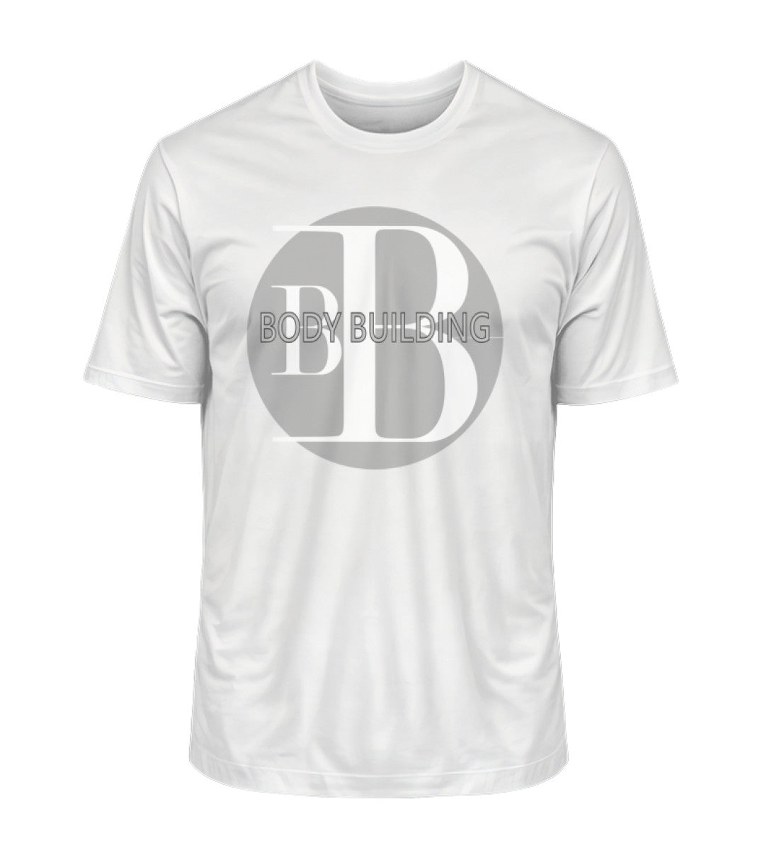 Bodybuilding Premium Organic T-Shirt für Herren aus 100% Bio-Baumwolle, nachhaltig und komfortabel in Off White-7218 von www.digiuliano.com