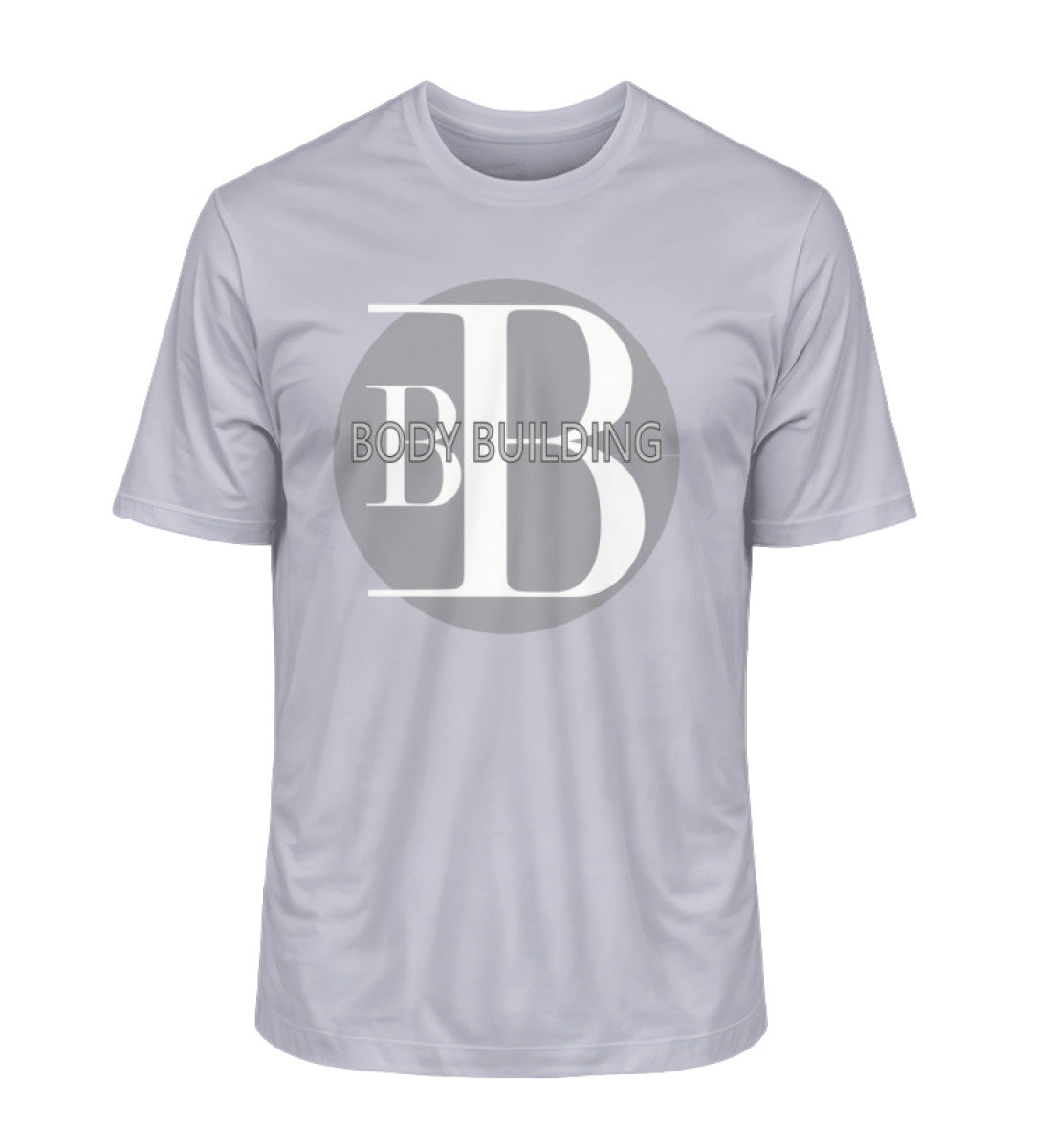 Bodybuilding Premium Organic T-Shirt für Herren aus 100% Bio-Baumwolle, nachhaltig und komfortabel in Lavender-7307 von www.digiuliano.com