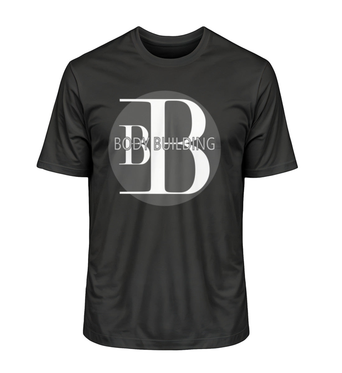 Bodybuilding Premium Organic T-Shirt für Herren aus 100% Bio-Baumwolle, nachhaltig und komfortabel in Schwarz (Black-16) von www.digiuliano.com