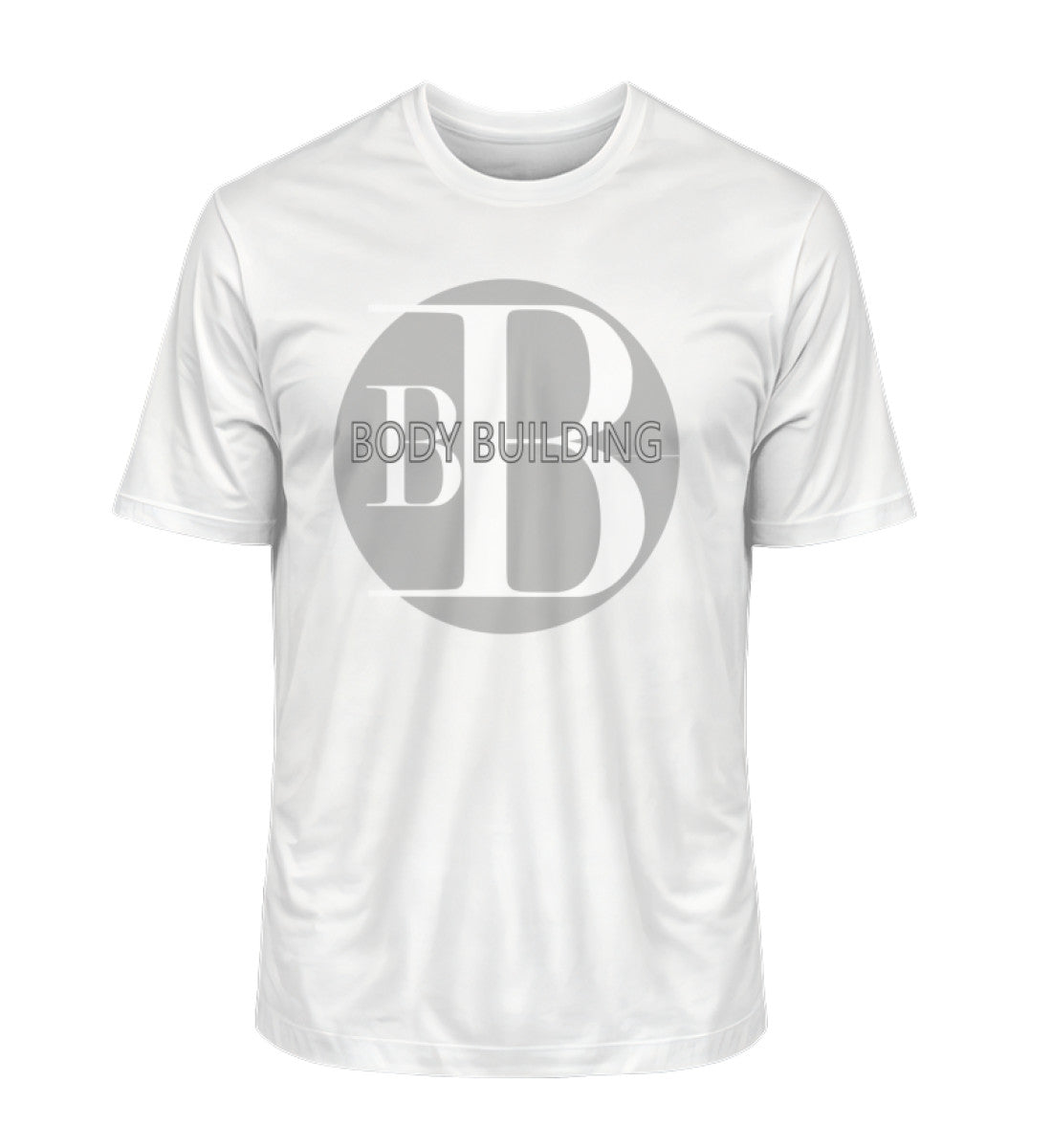 Bodybuilding Premium Organic T-Shirt für Herren aus 100% Bio-Baumwolle, nachhaltig und komfortabel in Weiß (White-3) von www.digiuliano.com