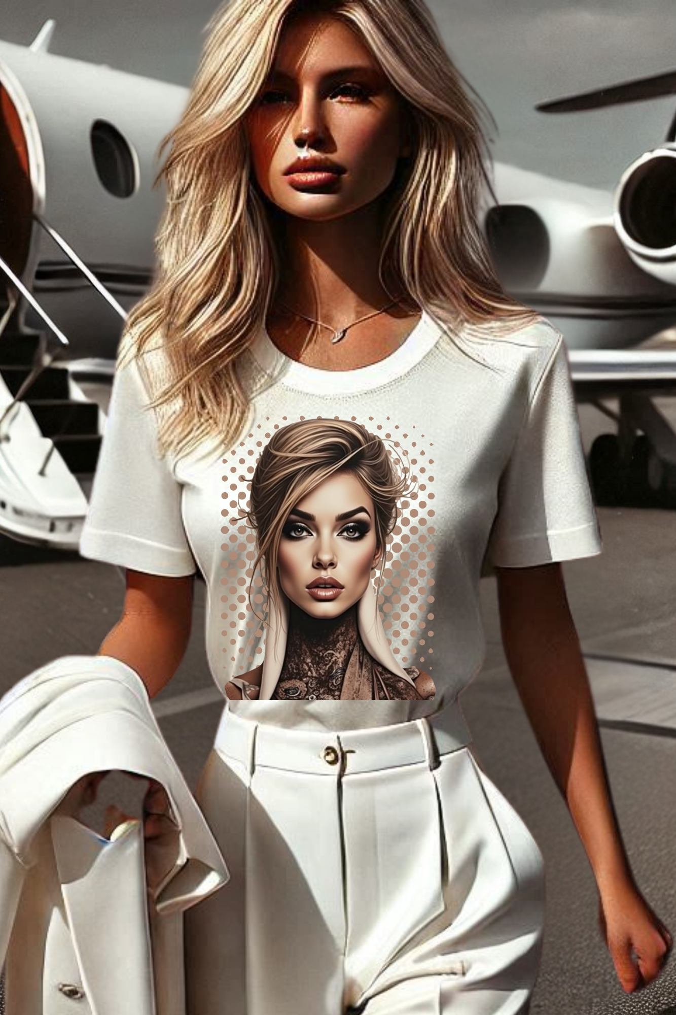 Damen Bio-Shirt mit Statement „Sanft. Stark. Unvergesslich.“ – nachhaltig & stilvoll von www.digiuliano.com