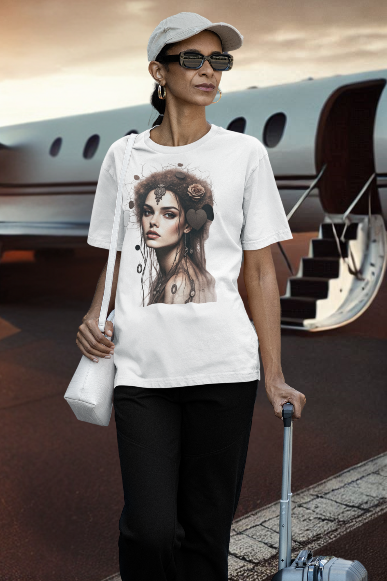 Nachhaltiges Organic Oversized Shirt aus Bio-Baumwolle in Weiß (White-3) von www.digiuliano.com