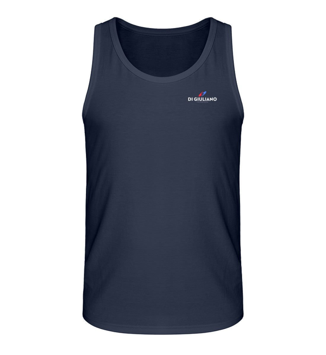Herren Bio-Tanktop in Marine (French Navy-6887) nachhaltige Baumwolle, gerader Schnitt von www.digiuliano.com