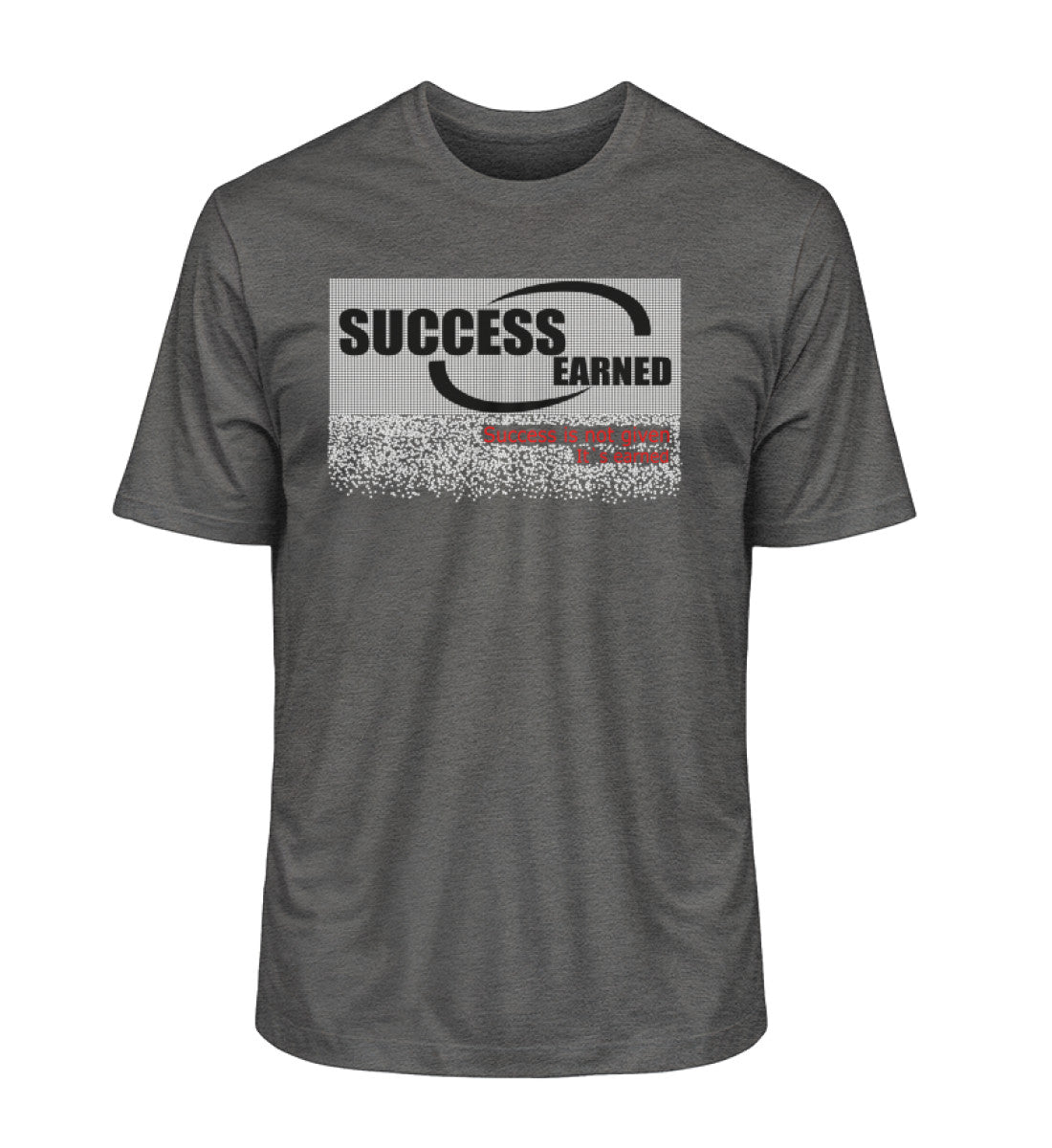 Hochwertige T-Shirts Herren – Premium Bio Shirt in Dark Heather Grey von www.digiuliano.com