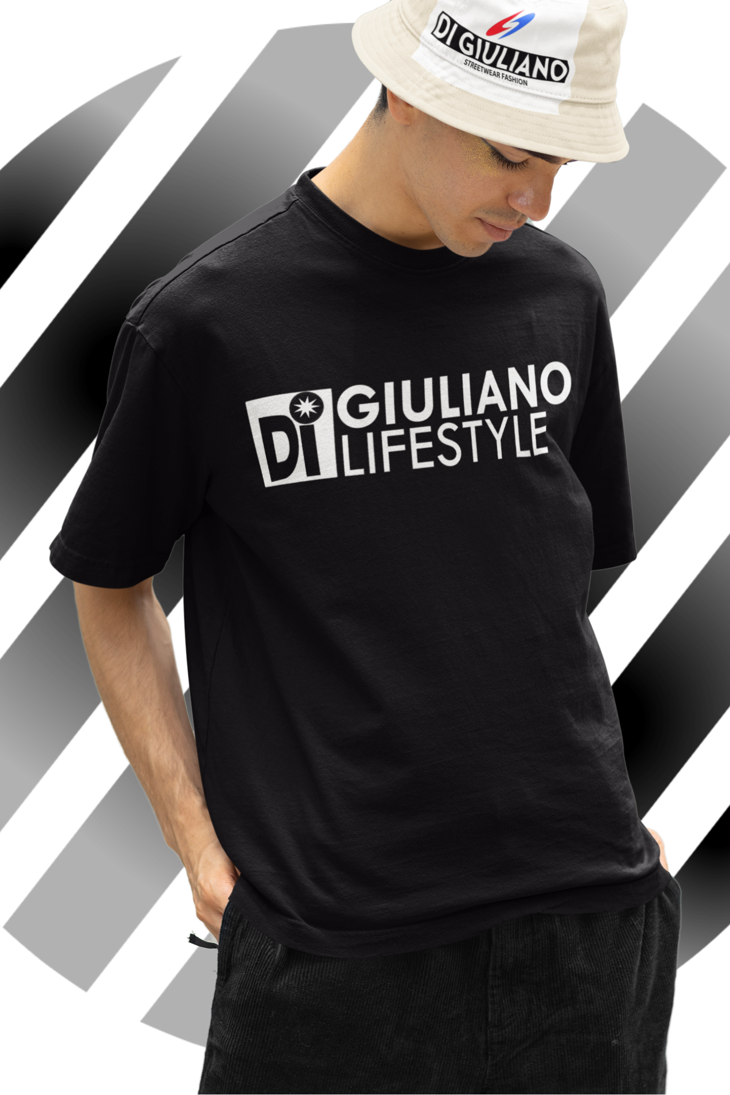 Nachhaltige Oversized T-Shirt Herren – Organic Komfort in Farbe Schwarz von www.digiuliano.com