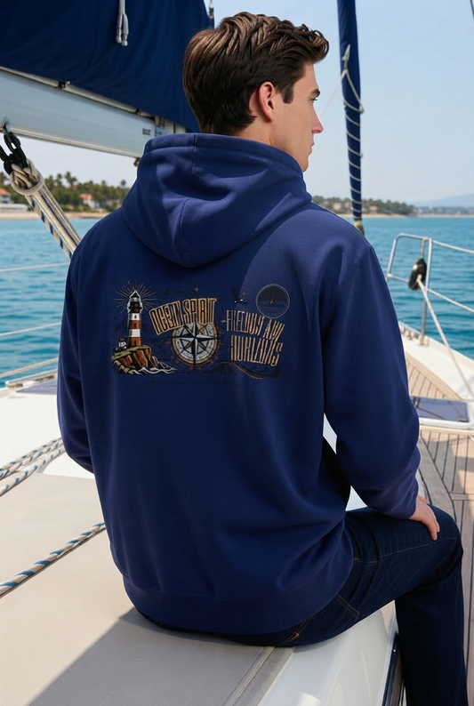 Unisex Organic Zipper „Ocean Spirit“ – DiGiuliano