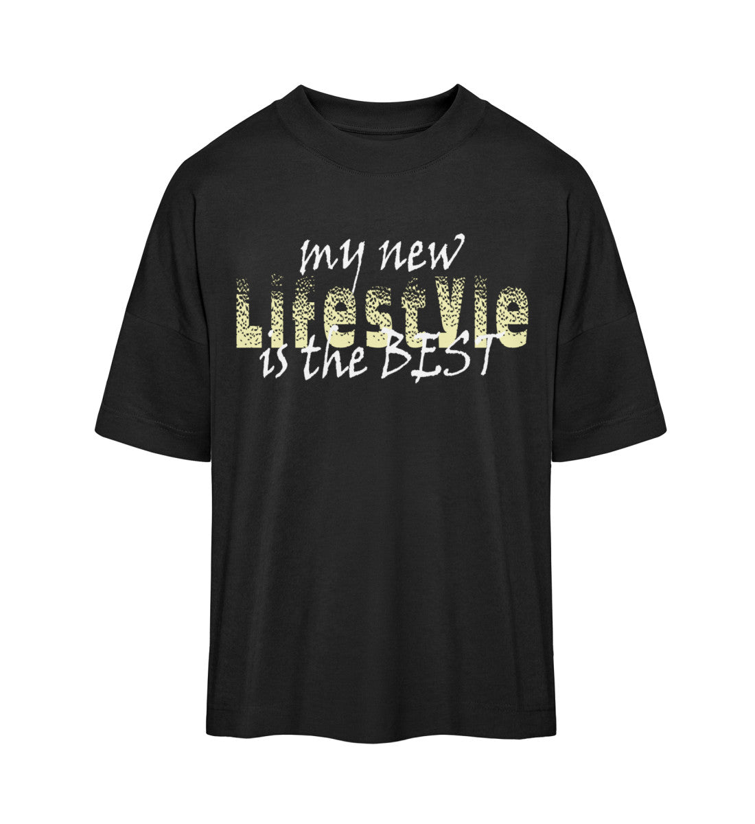 Organic Oversized T-Shirt Damen – Nachhaltig & Stylisch mit Print in Black-16 von www.digiuliano.com