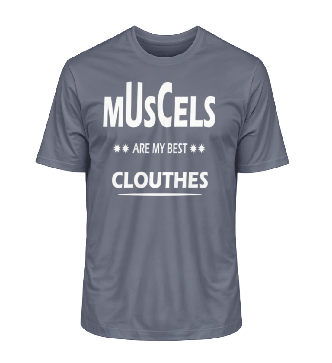 Premium Organic T-Shirt Herren in Dark Heather Blue-7158 von www.digiuliano.com