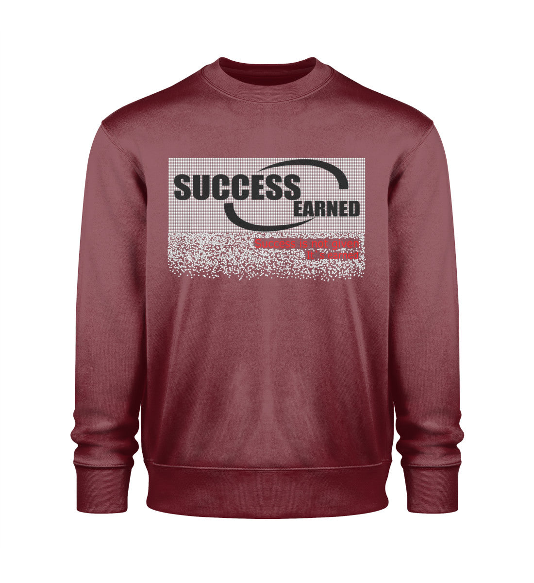 Unisex Organic Sweatshirt Herren für mehr Nachhaltigkeit in Burgundy von www.digiuliano.com