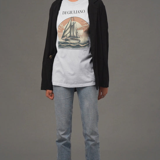 Organic Oversized Shirt aus 100% Bio-Baumwolle – nachhaltig, bequem und modisch in Weiß von www.digiuliano.com