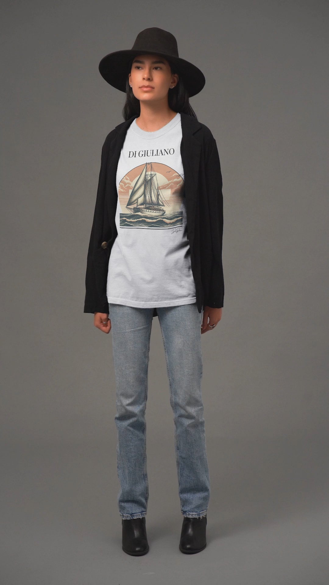 Organic Oversized Shirt aus 100% Bio-Baumwolle – nachhaltig, bequem und modisch in Weiß von www.digiuliano.com